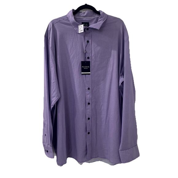 Jos. A. Bank Other - New Jos A. Bank Traveler Performance Shirt Button Down 3XLT Purple Check